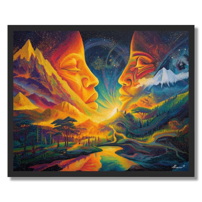 AFRICAN LIGHT SPIRIT - FRAMED