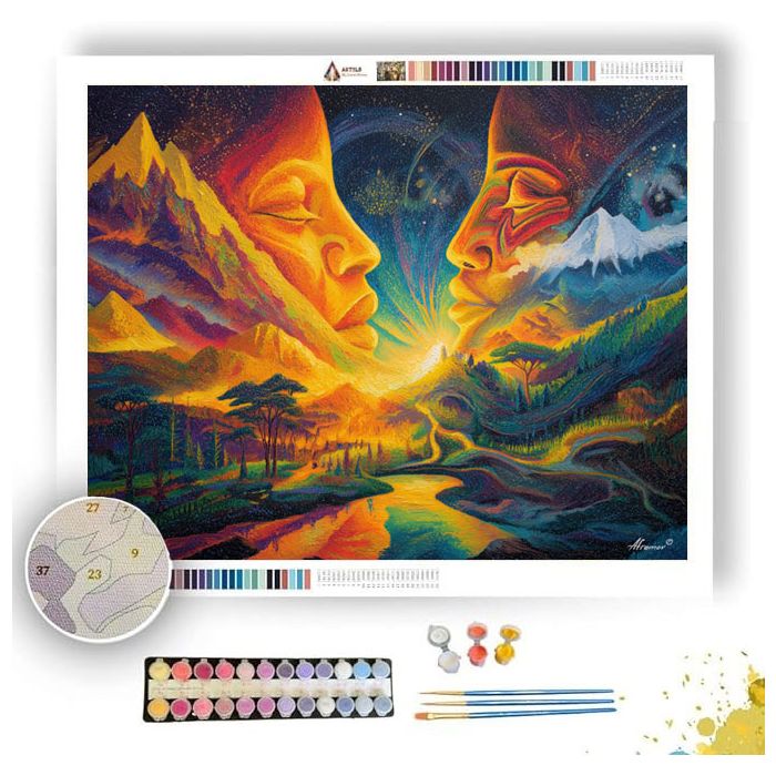 AFRICAN LIGHT SPIRIT - Paint by Numbers Full Kit