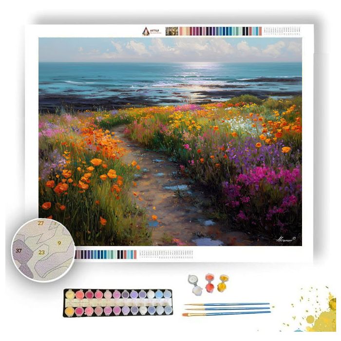 CAPE GARDEN ROAD - Paint by Numbers Full Kit