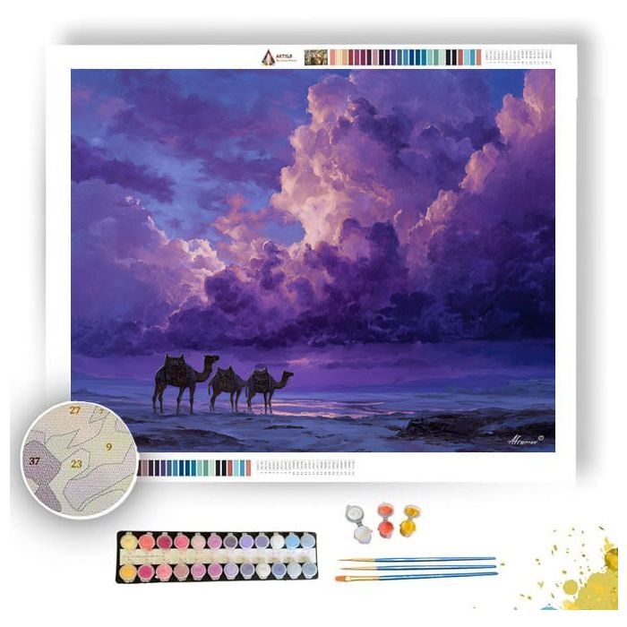 EGYPTIAN DESERT SKY - Paint by Numbers Full Kit