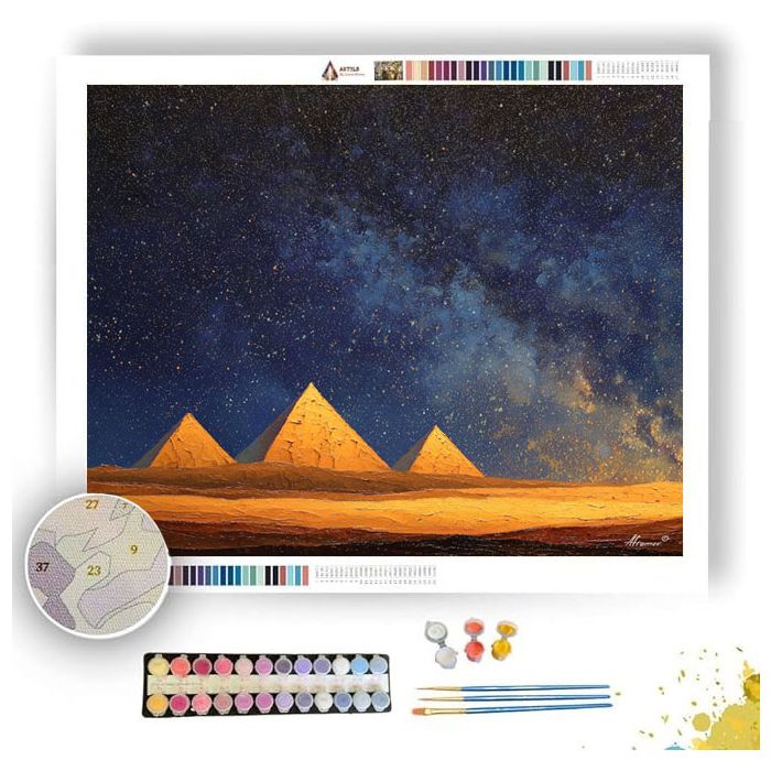 EGYPTIAN NIGHT SKY - Paint by Numbers Full Kit