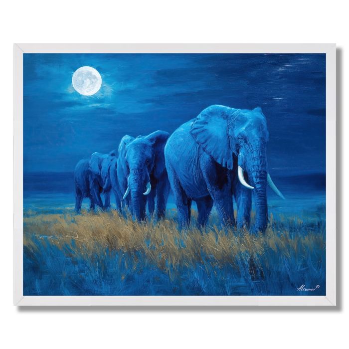 KENYAN MOON SAFARI - FRAMED