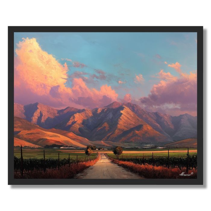 CAPE SUNSET ROAD - FRAMED
