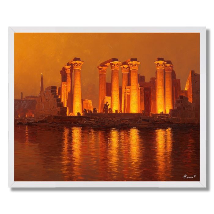 EGYPTIAN GOLD SKY - FRAMED