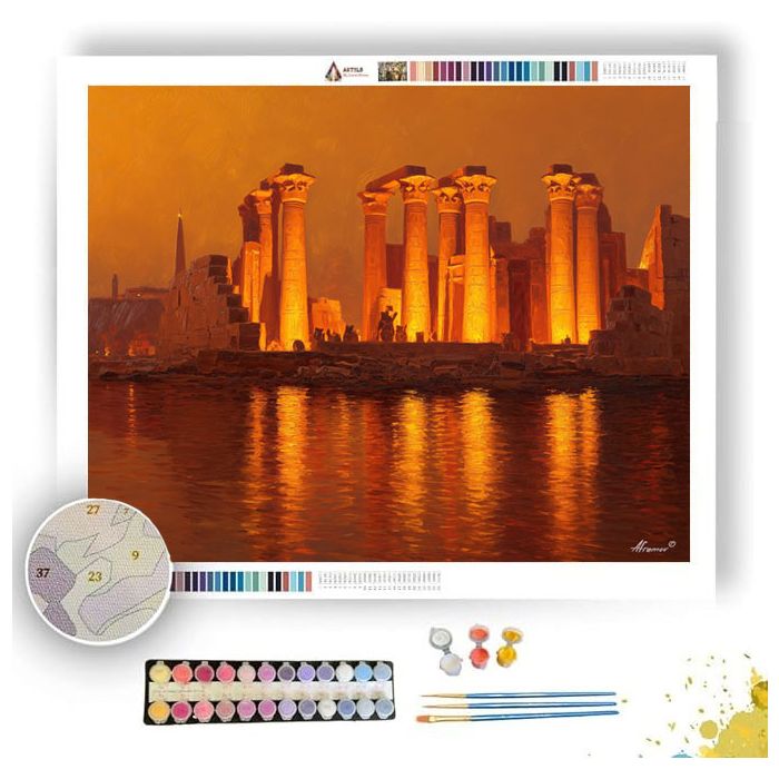 EGYPTIAN GOLD SKY - Paint by Numbers Full Kit