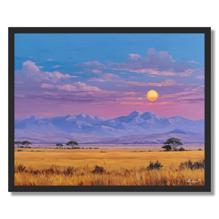 SAFARI SUN HORIZON - FRAMED