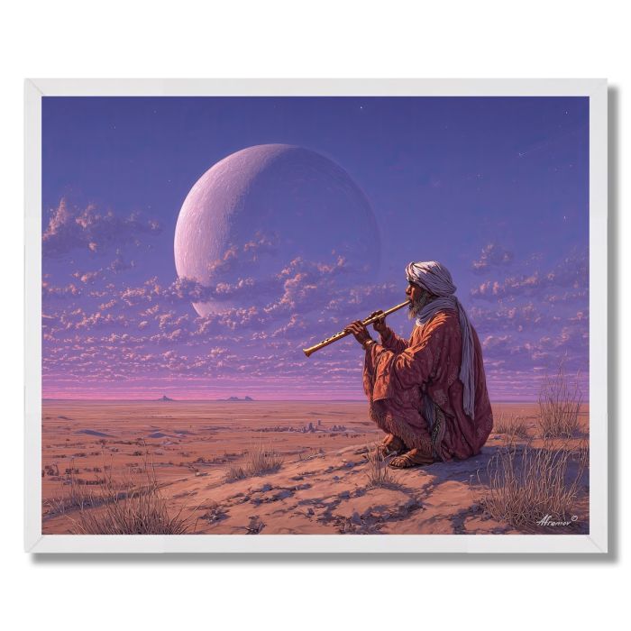EGYPTIAN DESERT SONG - FRAMED
