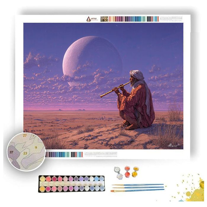 EGYPTIAN DESERT SONG - Paint by Numbers Full Kit