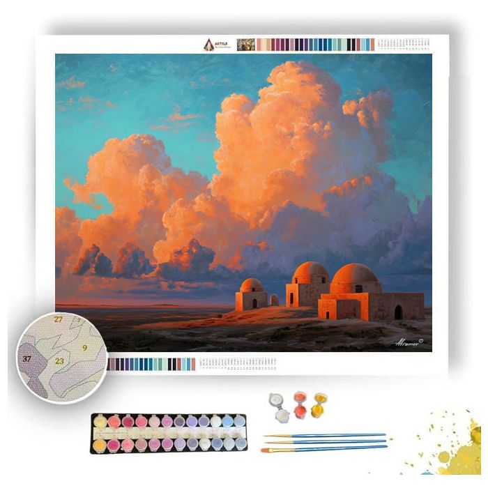 MOROCCAN EVENING SKY - Paint by Numbers Full Kit