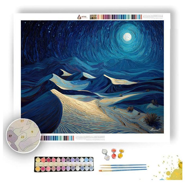SAHARA NIGHT WIND - Paint by Numbers Full Kit
