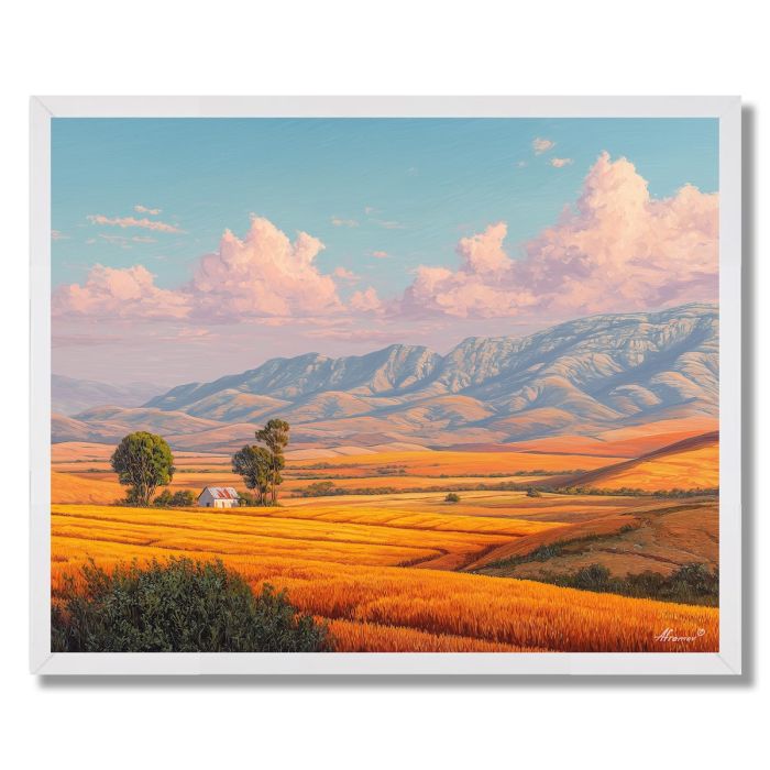 SOUTH AFRICAN FIELD SUN - FRAMED