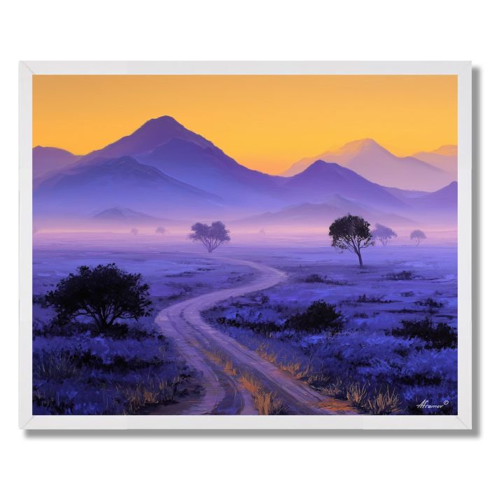 NAMIBIA GOLD SKY - FRAMED