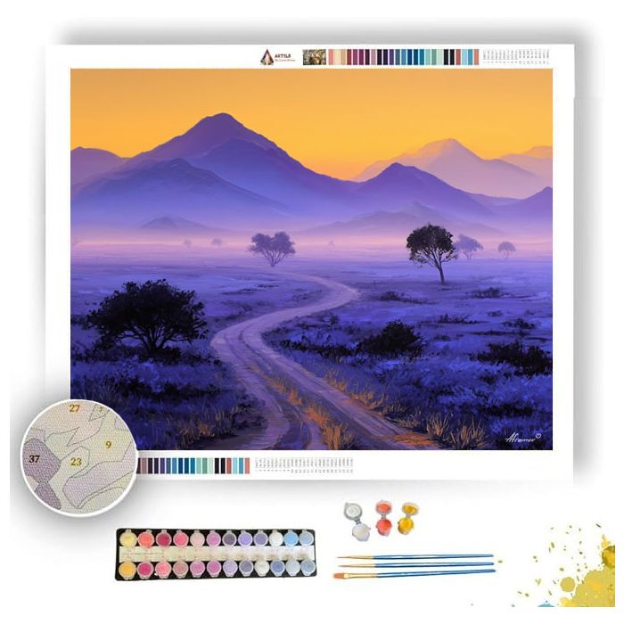 NAMIBIA GOLD SKY - Paint by Numbers Full Kit