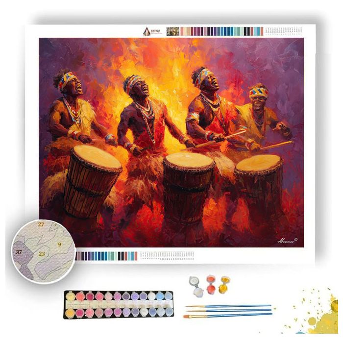 ZULU CELEBRATION LIGHT - Paint by Numbers Full Kit