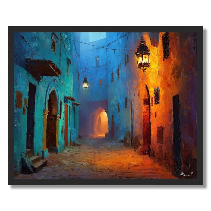 MOROCCAN MEDINA GLOW - FRAMED