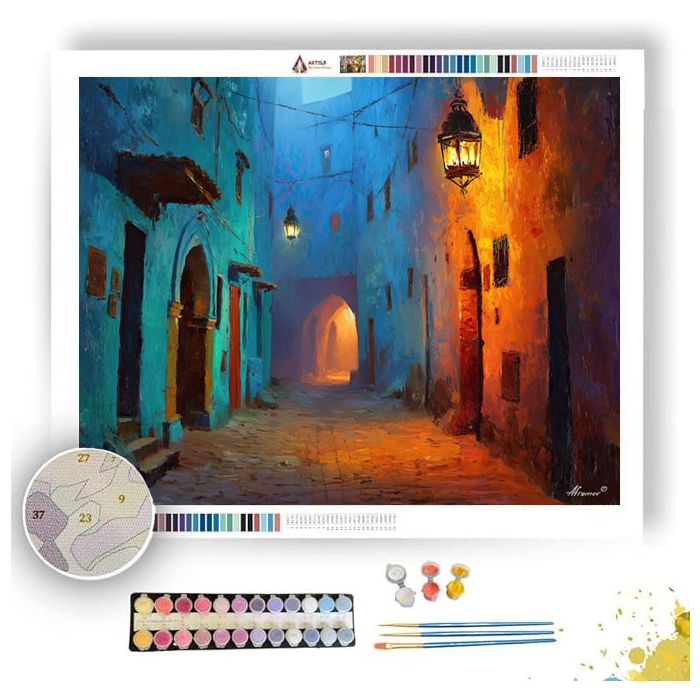 MOROCCAN MEDINA GLOW - Paint by Numbers Full Kit