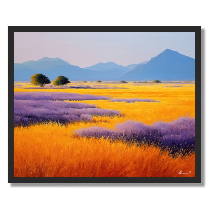 NAMIB SUN FIELDS - FRAMED