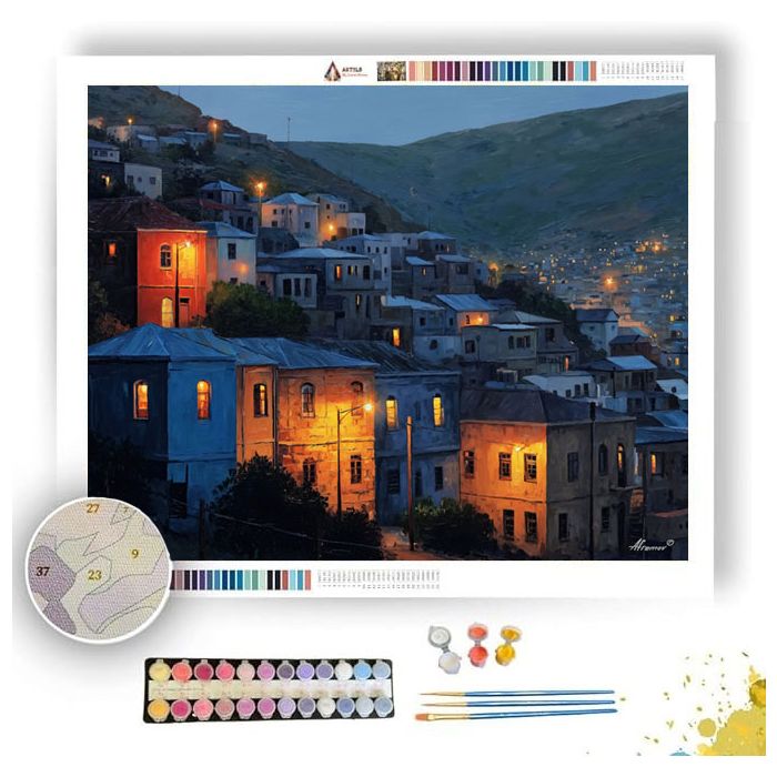 SOUTH AFRICAN CITY LIGHT - Paint by Numbers Full Kit
