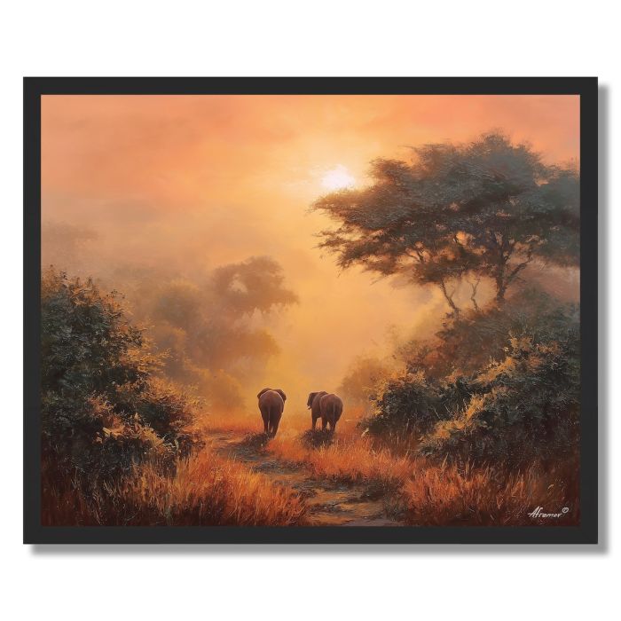 KENYAN SUN SAFARI - FRAMED