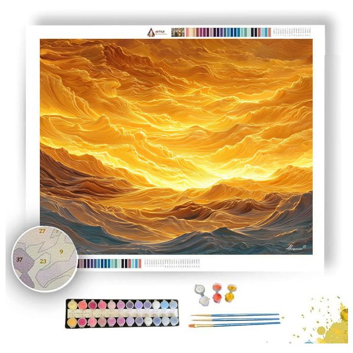 SAHARA MIRAGE LIGHT - Paint by Numbers Full Kit