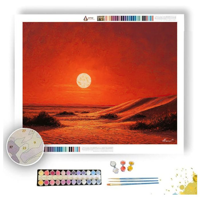 SAHARA SUN GLOW - Paint by Numbers Full Kit