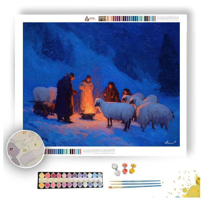 ROMANIAN WINTER SONG - Paint by Numbers Full Kit