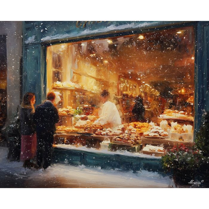 FRENCH HOLIDAY WINDOW