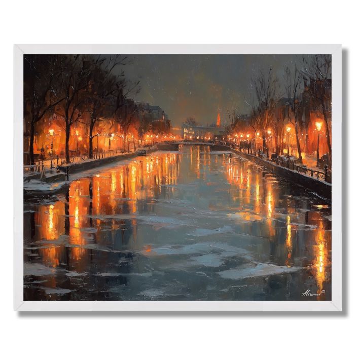 DUTCH CANAL LIGHTS - FRAMED