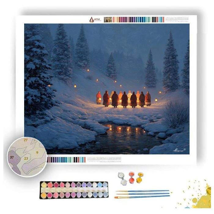 AUSTRIAN ALPINE CHOIR - Paint by Numbers Full Kit