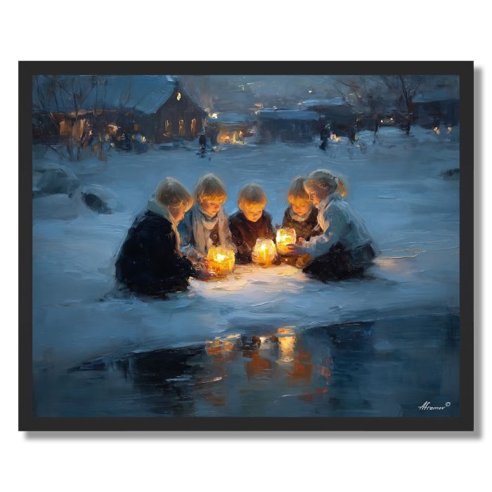 SWEDISH ST. LUCIA MORNING - FRAMED