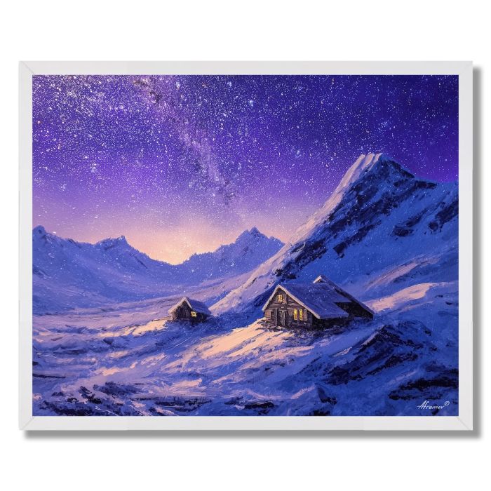 SWISS MOUNTAIN LIGHT - FRAMED