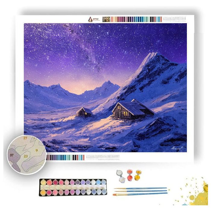 SWISS MOUNTAIN LIGHT - Paint by Numbers Full Kit