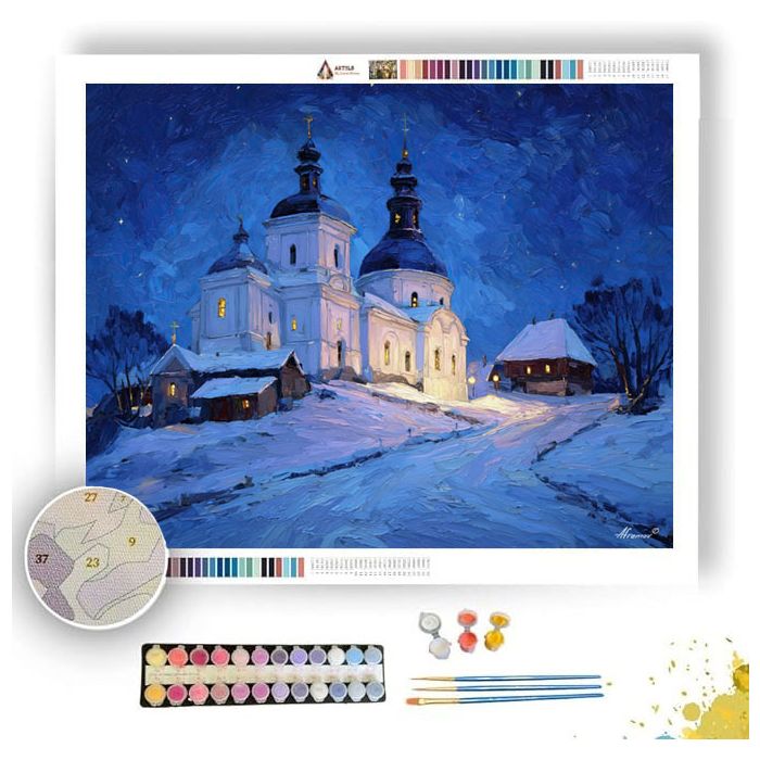 UKRAINIAN HOLY NIGHT - Paint by Numbers Full Kit