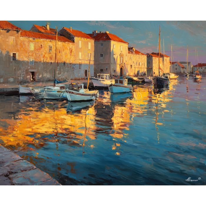 CROATIAN WINTER HARBOR