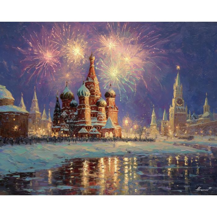 RUSSIAN NEW YEAR SKY