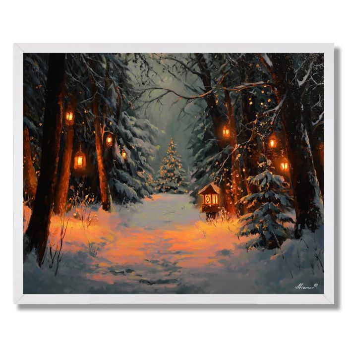 GERMAN WOODLAND CHRISTMAS - FRAMED