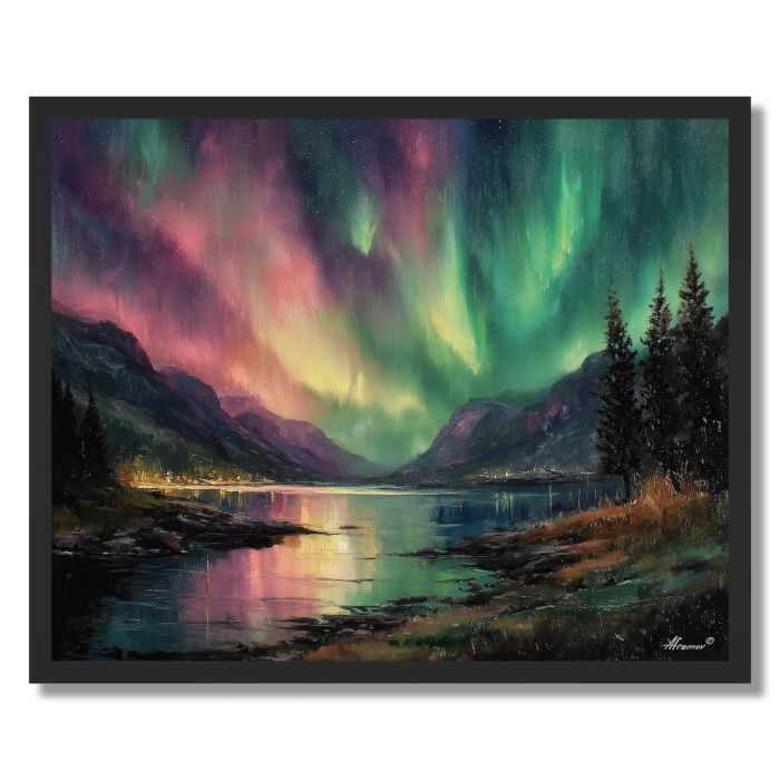 NORDIC AURORA EVE - FRAMED