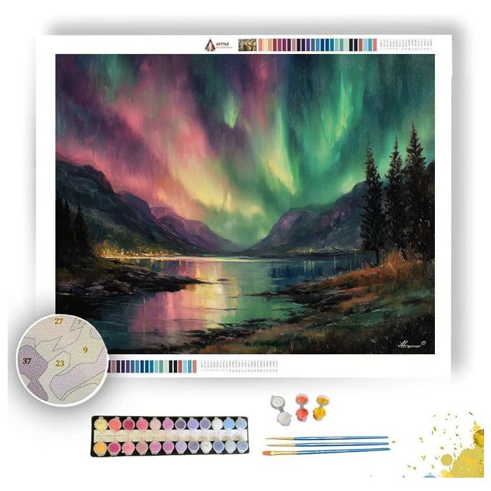 NORDIC AURORA EVE - Paint by Numbers Full Kit