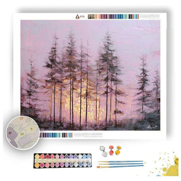 NORDIC TREE LIGHT - Paint by Numbers Full Kit