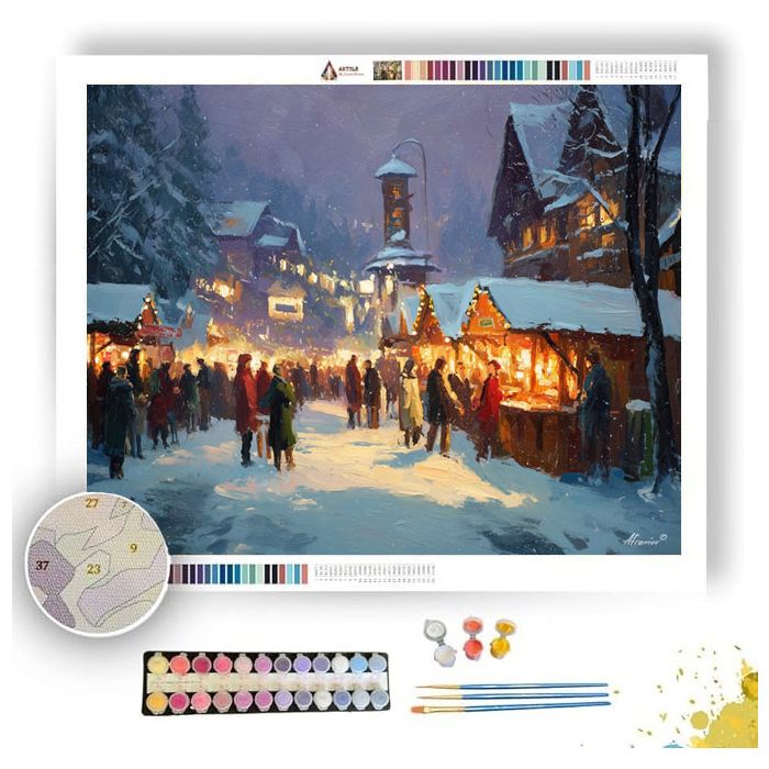 BAVARIAN HOLIDAY FAIR - Paint by Numbers Full Kit