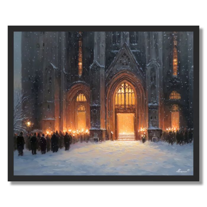 POLISH MIDNIGHT MASS - FRAMED