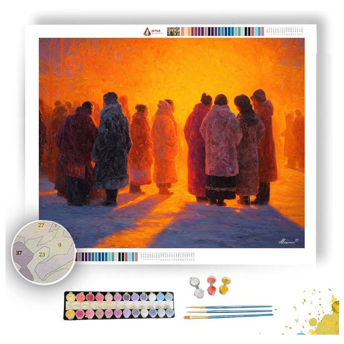 WORLD WINTER LIGHT - Paint by Numbers Full Kit