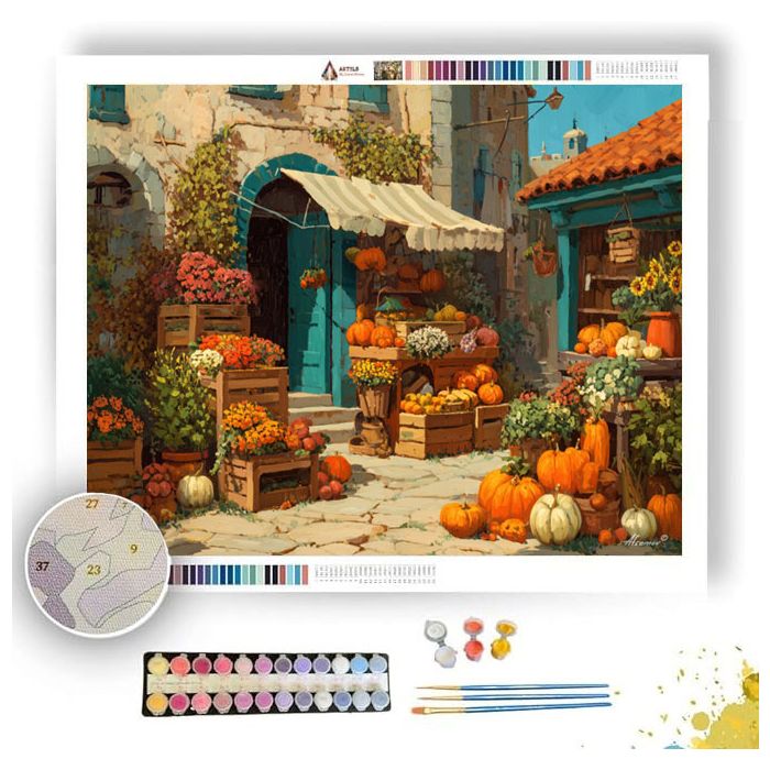 HARVEST MARKET STREET - Paint by Numbers Full Kit