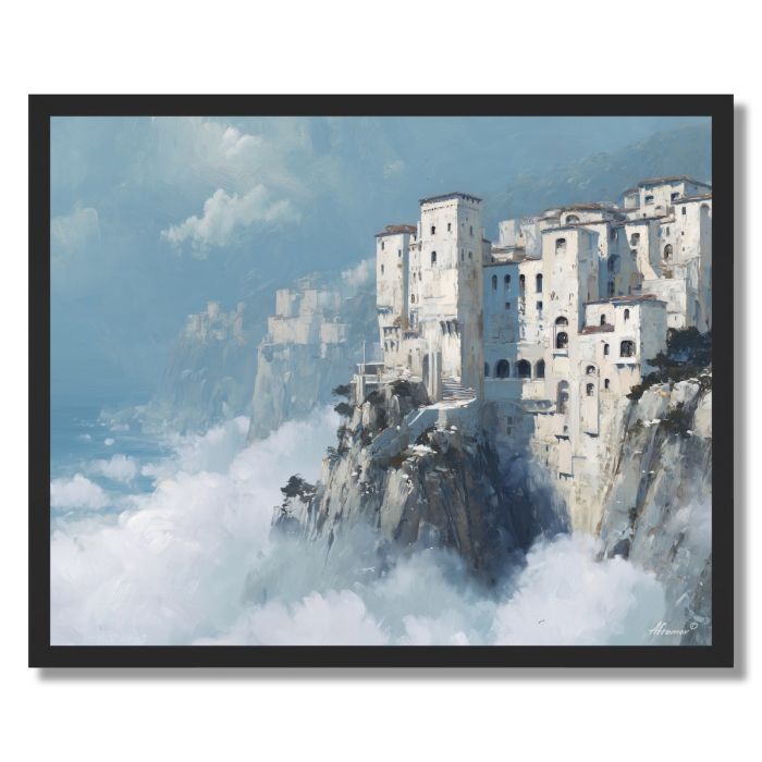 THE MISTY HAVEN - FRAMED