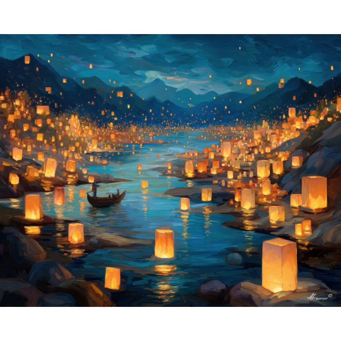 LANTERN RIVER NIGHT