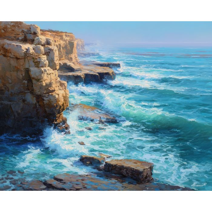 COASTAL CLIFF MORNING