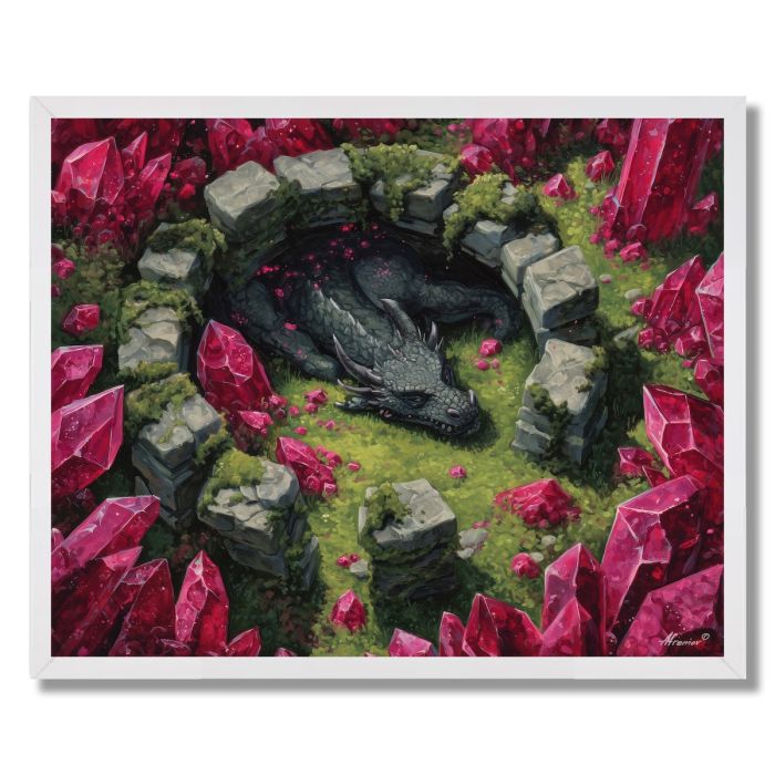 THE DRAGONS SANCTUARY - FRAMED