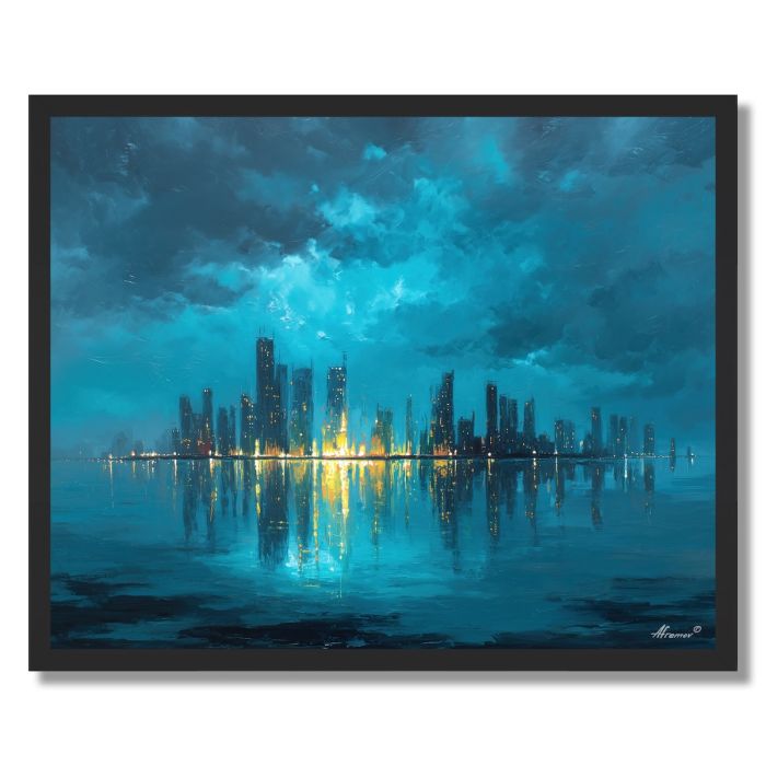 THE OCEAN SKYLINE - FRAMED