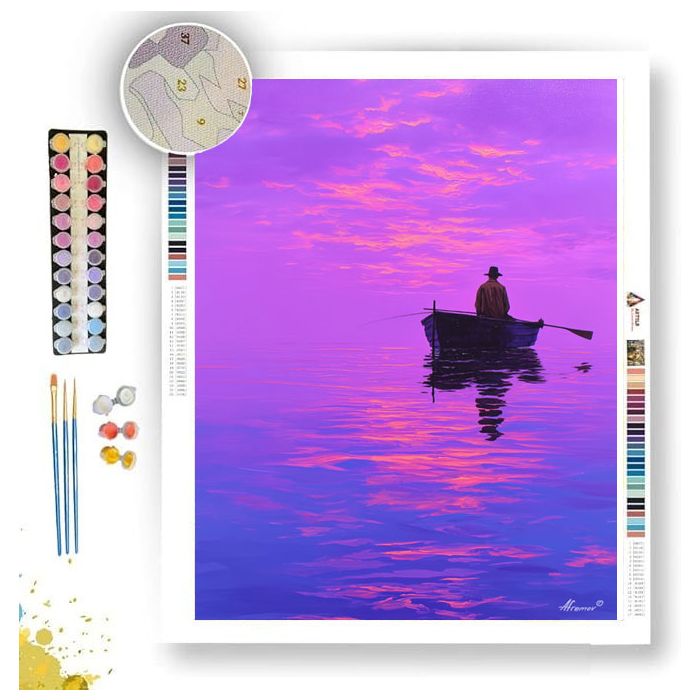 SILENT FISHERMAN - Paint by Numbers Full Kit