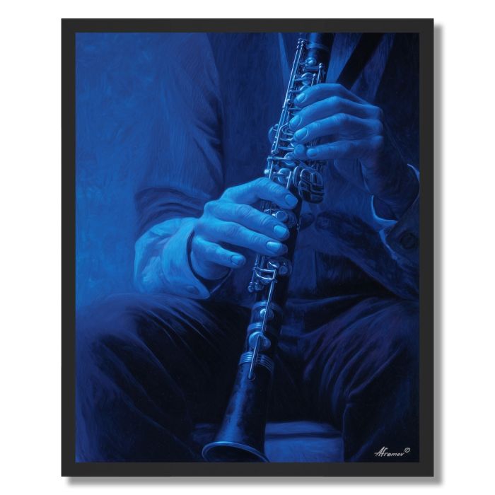 NIGHT MUSICIAN - FRAMED